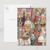  Alice in Wonderland, koningin van harten Briefkaart (Voorkant / Achterkant)
