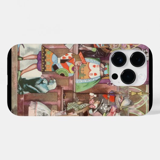 Alice in Wonderland, koningin van harten Case-Mate iPhone Case (Achterkant (horizontaal))