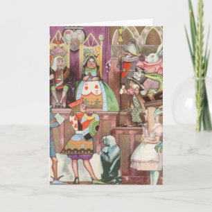  Alice in Wonderland, koningin van harten Kaart