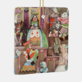  Alice in Wonderland, koningin van harten Keramisch Ornament (Rechts)