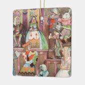  Alice in Wonderland, koningin van harten Keramisch Ornament (Links)