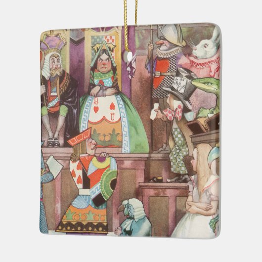  Alice in Wonderland, koningin van harten Keramisch Ornament (Links)