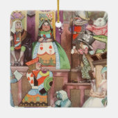  Alice in Wonderland, koningin van harten Keramisch Ornament (Achterkant)