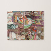  Alice in Wonderland, koningin van harten Legpuzzel (Horizontaal)