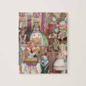  Alice in Wonderland, koningin van harten Legpuzzel (Verticaal)