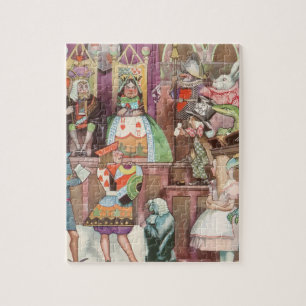 Alice in Wonderland, koningin van harten Legpuzzel