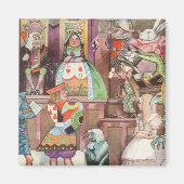  Alice in Wonderland, koningin van harten Magneet (Voorkant)