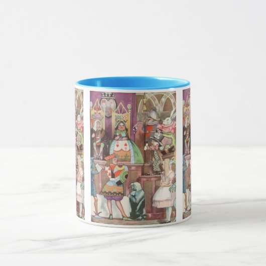  Alice in Wonderland, koningin van harten Mok (Midden)