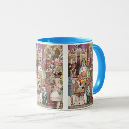  Alice in Wonderland, koningin van harten Mok (Voorkant rechts)