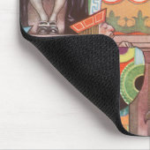  Alice in Wonderland, koningin van harten Muismat (Hoek)