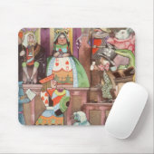  Alice in Wonderland, koningin van harten Muismat (Met muis)