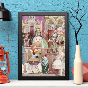  Alice in Wonderland, koningin van harten Poster