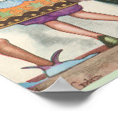 Alice in Wonderland, koningin van harten Poster (Hoek)