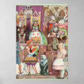 Alice in Wonderland, koningin van harten Poster (Voorkant)