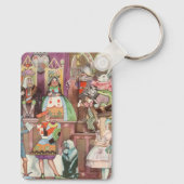Alice in Wonderland, koningin van harten Sleutelhanger (Achterkant)