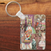 Alice in Wonderland, koningin van harten Sleutelhanger (Voorkant)