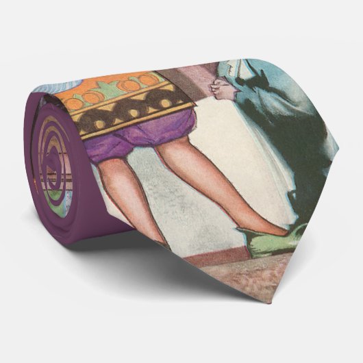  Alice in Wonderland, koningin van harten Stropdas (Opgerold)