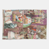  Alice in Wonderland, koningin van harten Theedoek (Horizontaal)