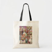 Alice in Wonderland, koningin van harten Tote Bag (Voorkant)