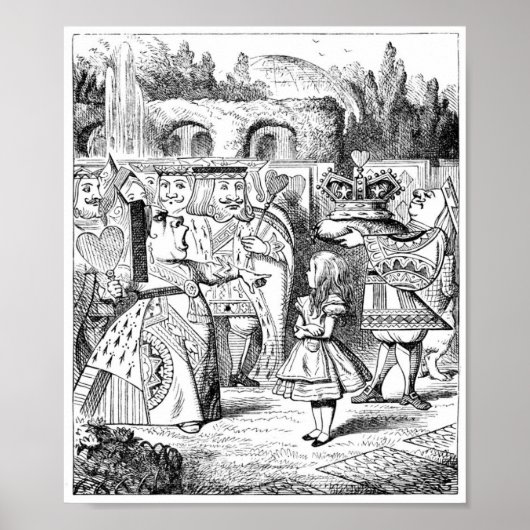 Alice in Wonderland: Koningin van het hart en eers Poster (Voorkant)