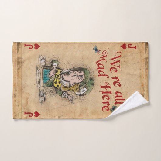 Alice In Wonderland, Koningin van het Hart, Mad Ha Bad Handdoek (Handdoek)