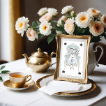 Alice in Wonderland Koninklijke troonspelkaart Kaart<br><div class="desc">Schitterend ontworpen Alice in Wonderland tafelnummerborden. Ideaal voor Alice in Wonderland-themed event. Het ontwerp is voorzien van onze door de hand getrokken originele Alice in een groene stoel, met een koninklijke kroon en een koninklijk team in haar hand. Het lijstaantal wordt ontworpen als speelkaart met het spadsymbool in de hoeken....</div>