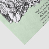 Alice in Wonderland Kreeft Quadrille Song Tissuepapier (Detail)