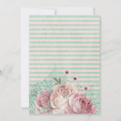 Alice in Wonderland Krijtbord Eerste Verjaardag Kaart (Achterkant)