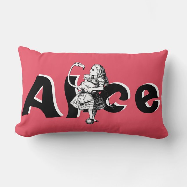 Alice in Wonderland Kussen (Voorkant)