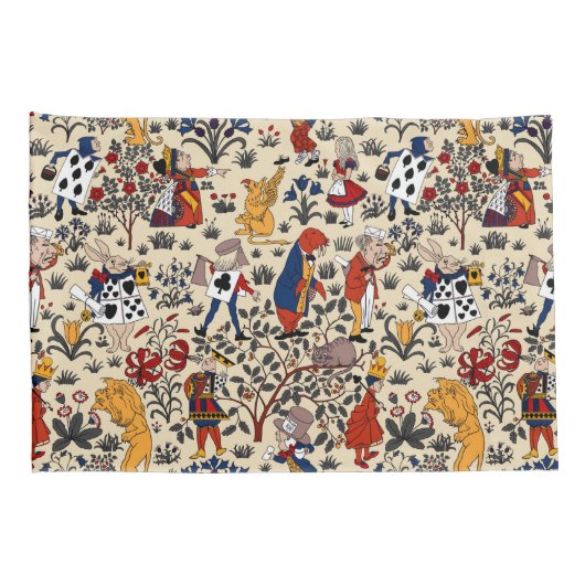 Alice in Wonderland Kussensloop (Achterkant-Rechts)