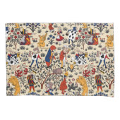 Alice in Wonderland Kussensloop (Voorkant-Links)