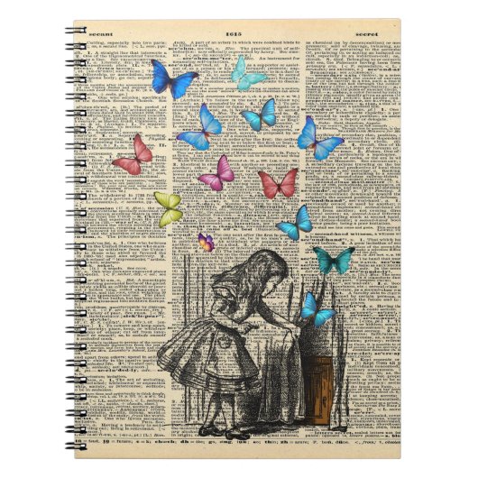 Alice in Wonderland - laat het avontuur beginnen Notitieboek (Voorkant)