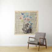 Alice in Wonderland - Laat het avontuur beginnen Wandkleed (In situ)