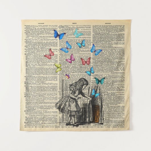 Alice in Wonderland - Laat het avontuur beginnen Wandkleed (Voorkant)