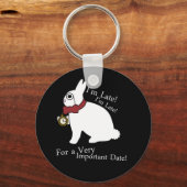 Alice in Wonderland Late Rabbit Sleutelhanger (Voorkant)