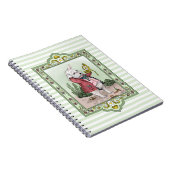 Alice in Wonderland Late White Rabbit Art Notitieboek (Rechterzijde)