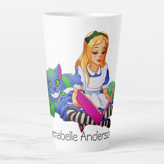 Alice in Wonderland Latte Mok (Voorkant)
