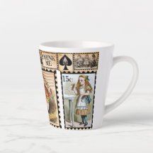 Alice in Wonderland Latte Mok