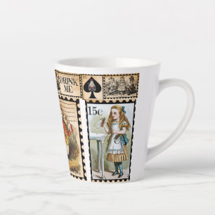 Alice in Wonderland Latte Mok