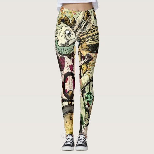  Alice in Wonderland Leggings (Voorkant)