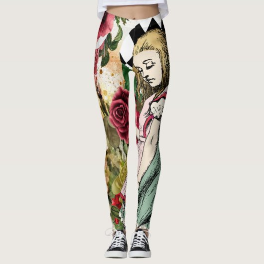  Alice in Wonderland Leggings (Voorkant)