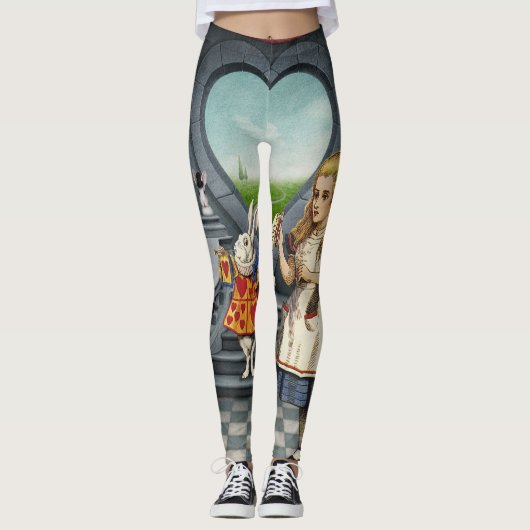 Alice in Wonderland Leggings 2 (Voorkant)