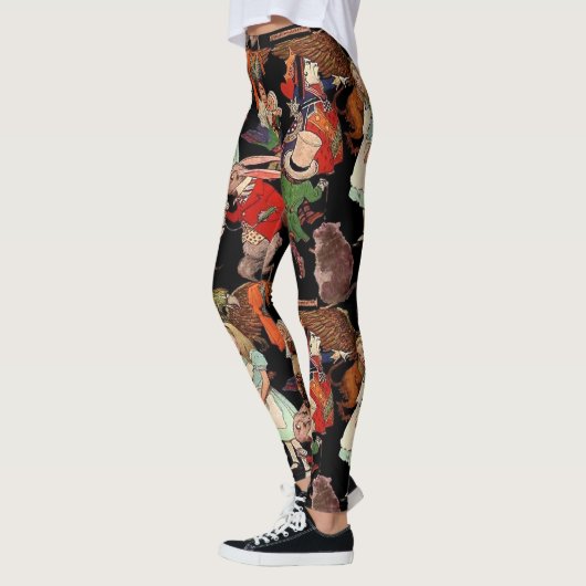 Alice in Wonderland Leggings voor vrouwen (Links)