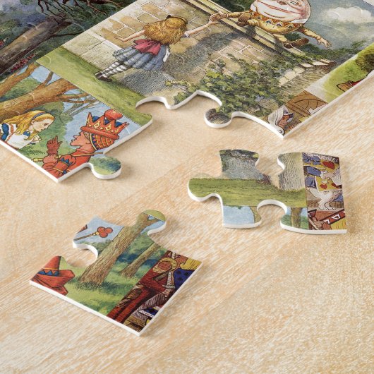 alice in wonderland legpuzzel (Zijkant)