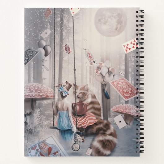 Alice in Wonderland Lewis Carroll Imagination Notitieboek (Achterkant)