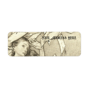 Alice in Wonderland Lewis Carroll Rackham Etiket
