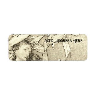 Alice in Wonderland Lewis Carroll Rackham Etiket