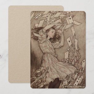 Alice in Wonderland Lewis Carroll Rackham Kaart