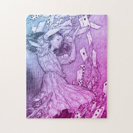 Alice in Wonderland Lewis Carroll Rackham Legpuzzel (Verticaal)