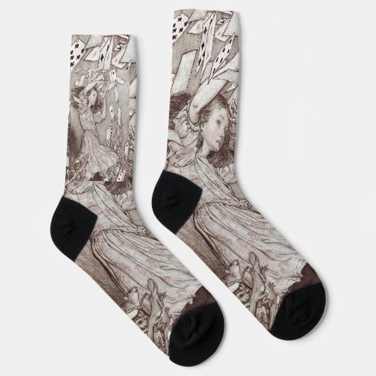 Alice in Wonderland Lewis Carroll Rackham Sokken (Rechts)